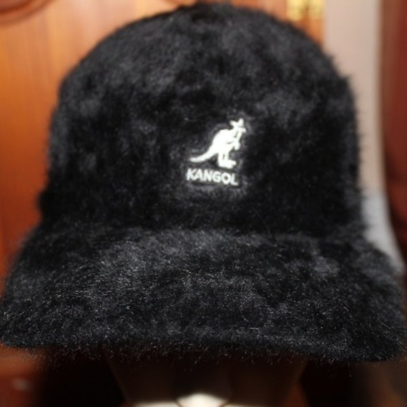 fur kangol baseball cap
